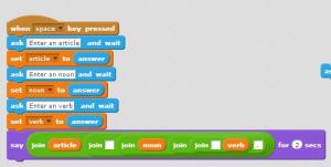 problem 5 noun article verb